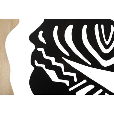 PANEL ścienny TRIBAL ŻELAZO I DREWNIO 53 2 80 cm